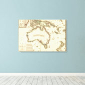 AustraliëPanoramaAustralië 2 Canvas Afdruk (Insitu (Houten vloer))