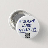 Australiërs tegen antisemitisme - Pin / Button (Voorkant /achterkant)