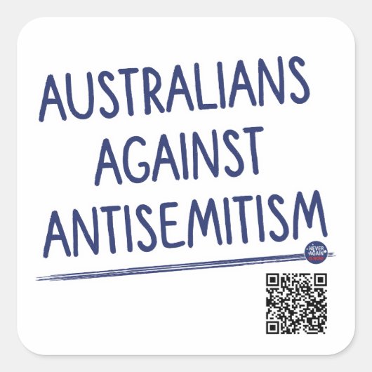 Australiërs tegen antisemitisme - Sticker Sheet (Voorkant)
