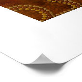 Australisch Aboriginal Desert Heat Poster (Hoek)