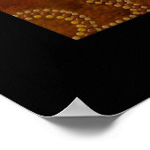 Australisch Aboriginal Desert Heat Poster (Hoek)