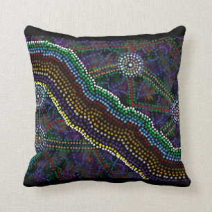 Australisch aboriginal Design Cushion Kussen