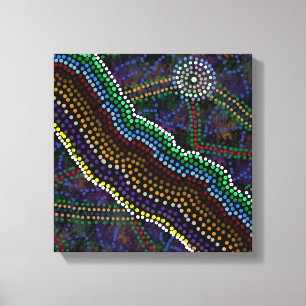 Australisch aboriginal Design Print