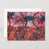 Australisch Aboriginal-postkaart Briefkaart (Voorkant / Achterkant)