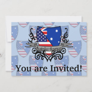 Australisch-Amerikaanse vlag Kaart