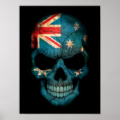 Australisch Australië "Australische vlag" "vlag va Poster (Voorkant)