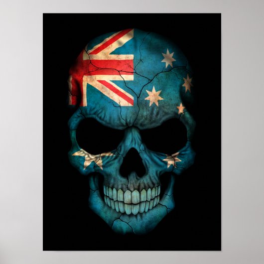 Australisch Australië "Australische vlag" "vlag va Poster (Voorkant)