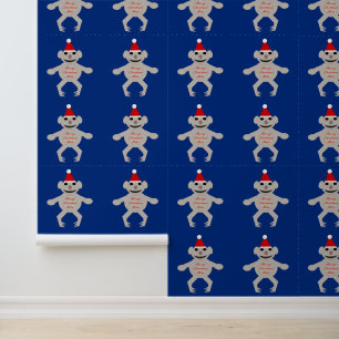 Australisch Beer van Kerstmis Koala Patterned Behang