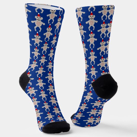 Australisch Beer van Kerstmis Koala Patterned Sokken (Gebogen)