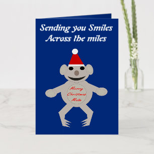 Australisch Beer voor kerstmis Koala - Aangepast Folie Wenskaart