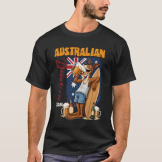 Australisch Bierdrinkend Team Grappig Australië Da T-shirt