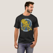 Australisch blauwringd octopus karakter t-shirt (Voorkant volledig)