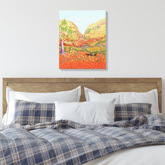 Australisch buitenlandschap canvas afdruk (Insitu (Slaapkamer))