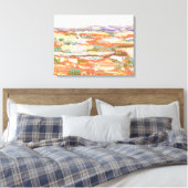 Australisch buitenste impressionistisch landschap canvas afdruk (Insitu (Slaapkamer))