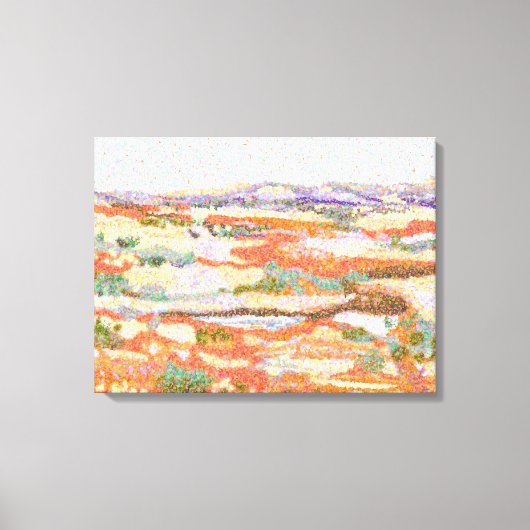 Australisch buitenste impressionistisch landschap canvas afdruk (Voorkant)