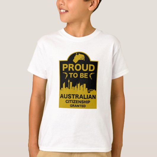 Australisch burgerschap Gift T-shirt (Voorkant)