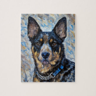 Australisch "Cattle Dog Portrait" Legpuzzel