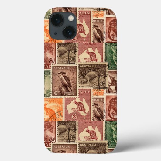 Australisch Collectie voor postzegels Case-Mate iPhone Case (Achterkant)