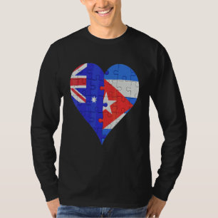 Australisch Cubaans vlaggeschut T-shirt
