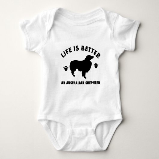 Australisch design van Shepherd dog Romper (Voorkant)