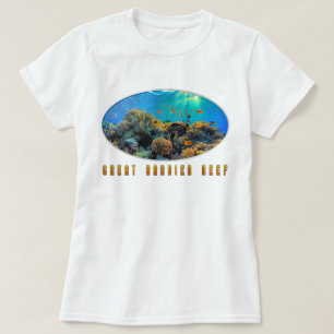 Australisch Great Barrier Reef gestileerd T-shirt