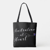 Australisch hart boodschappentas, Aus Tote Bag (Achterkant)