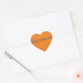 Australisch Hart Sticker (Envelop)