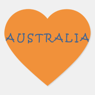 Australisch Hart Sticker