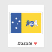 Australisch kapitaalgebied sticker (Vel)