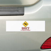 Australisch Kelpie Bumpersticker (Op auto)