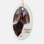 Australisch Kelpie kerstcadeautje Ornament (Rechts)