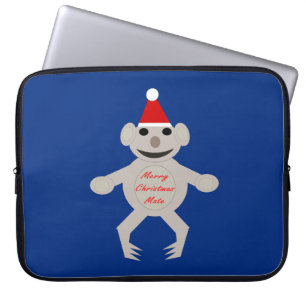 Australisch kerstfeest Koala Beer laptop tas