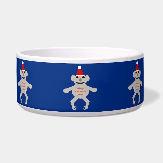Australisch kerstman Koala Beer Pet Bowl Voerbakje (Voorkant)