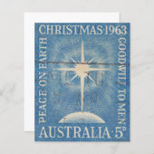 Australisch kerstpoststempel (Voorkant / Achterkant)