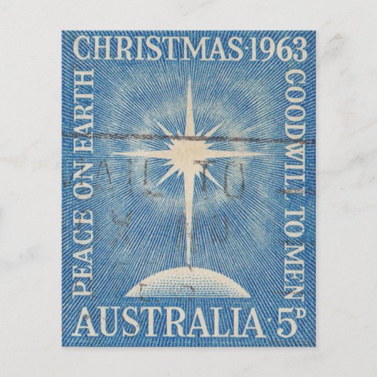 Australisch kerstpoststempel (Voorkant)