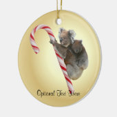 Australisch kerstsnoepkanaal Koala Keramisch Ornament (Links)
