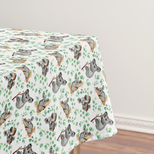 Australisch Koala Beer Eucalyptus Tree Cute Tafelkleed (Voorbeeld)