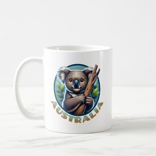 Australisch Koala Beer Koffiemok (Links)