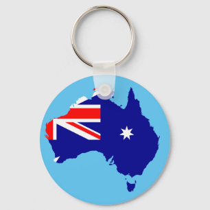 Australisch land sleutelhanger