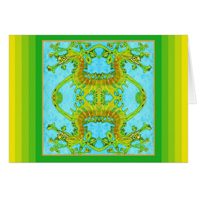 Australisch Leafy Zee-Dragon (Voorkant Horizontaal)