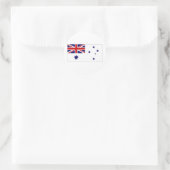 Australisch marinevlag ronde sticker (Tas)