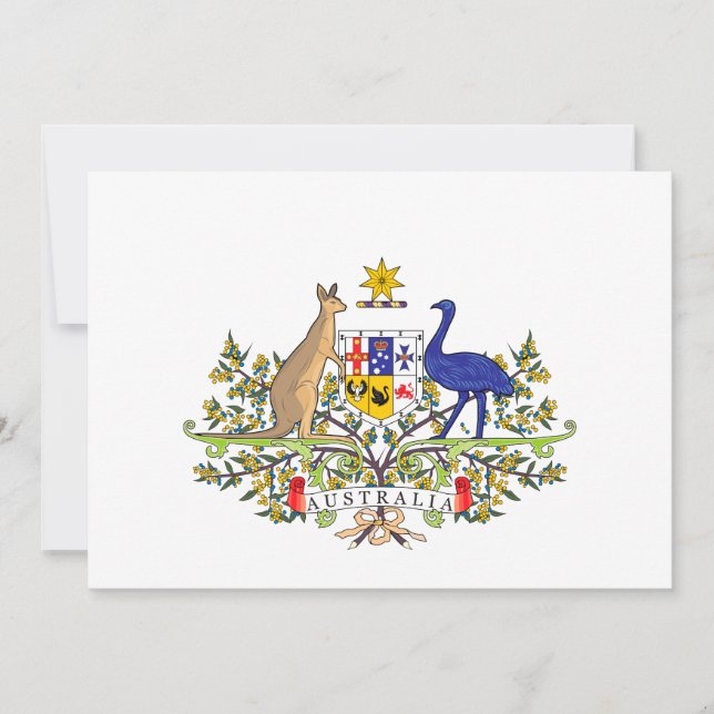 Australisch nationaal embleem (Voorkant)