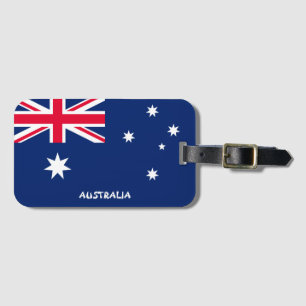 Australisch nationaal vlagpatriotticum bagagelabel