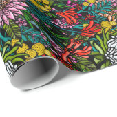 Australisch Native Garden Pattern Cadeaupapier (Rol Hoek)