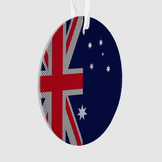 Australisch ontwerp in koolstofvezelchroomstijl ornament (voorkant)