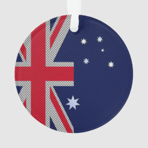 Australisch ontwerp in koolstofvezelchroomstijl ornament