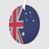Australisch ontwerp in koolstofvezelchroomstijl ornament (voorkant)