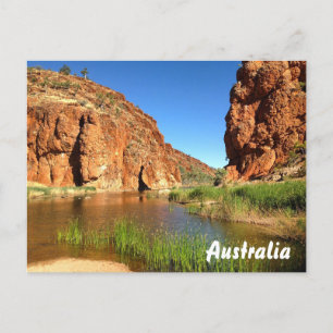 Australisch outback briefkaart
