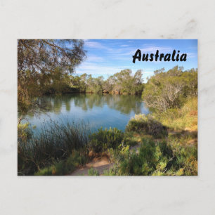 Australisch outback-briefkaart briefkaart