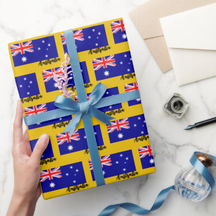 Australisch pakpapier, Australische vlagpatriot Cadeaupapier